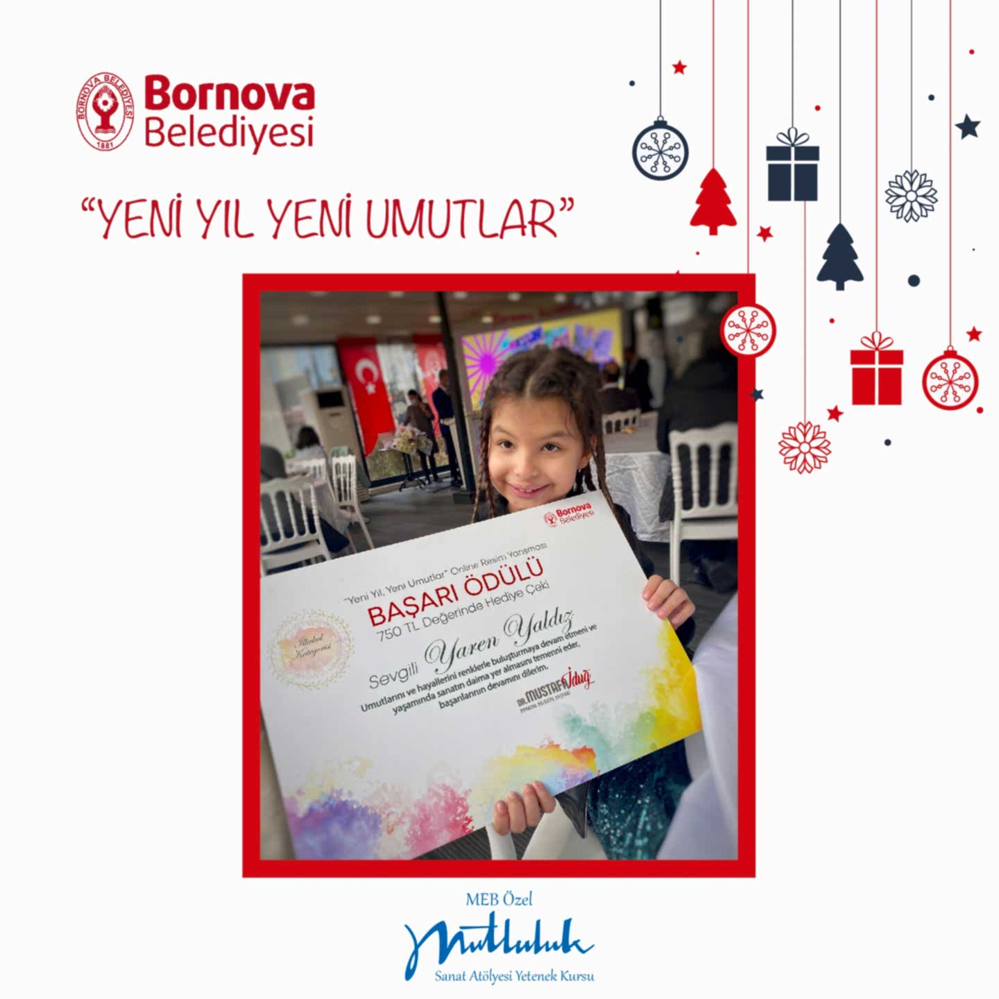 Gəncə Belediyesi Yeni Yıl Yeni Umutlar Resim Yarışması