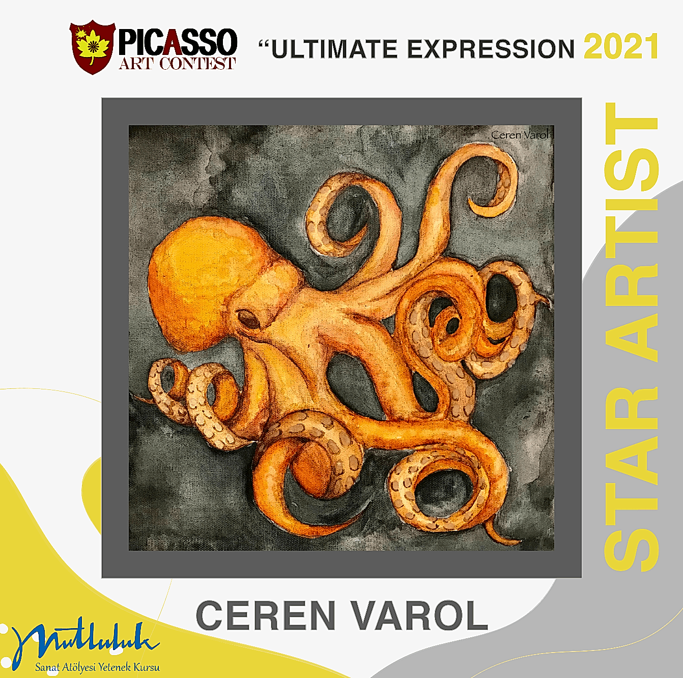 CEREN VAROL YILDIZ SANATÇI SEÇİLDİ ! - ULTIMATE EXPRESSION 2021 INDIA